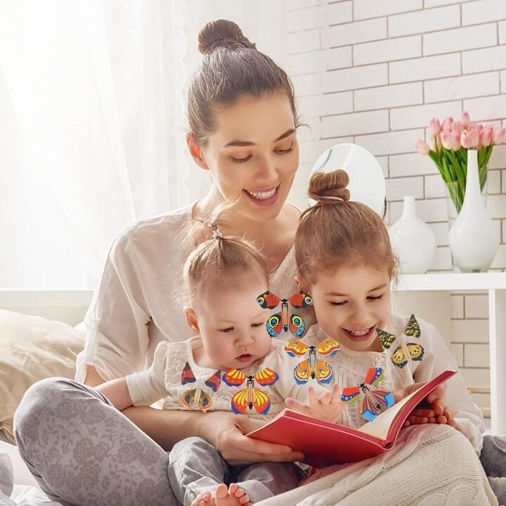 Magische Schmetterlings-Geschenkbox - Überraschungsbox mit fliegenden Schmetterlingen - Perfektes Geschenk für Kinder - Spaßiger und magischer Überraschungseffekt - Ideal für Geburtstage und Weihnachten