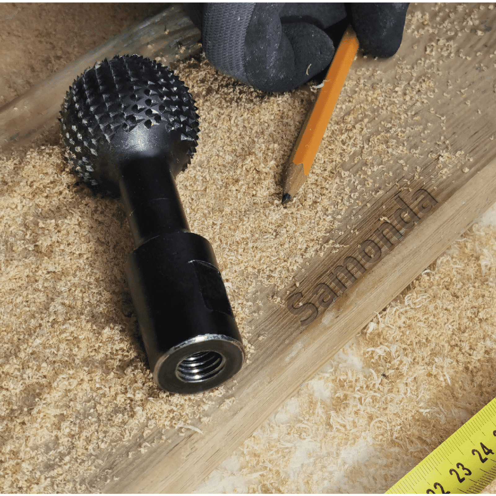 Kugel-Fräser für Holzschnitzerei - Schnitzfräskopf für Winkelschleifer - Präzises Formen und Schnitzen von Holz - Langlebiges Design - Ideal für Heimwerker und Künstler