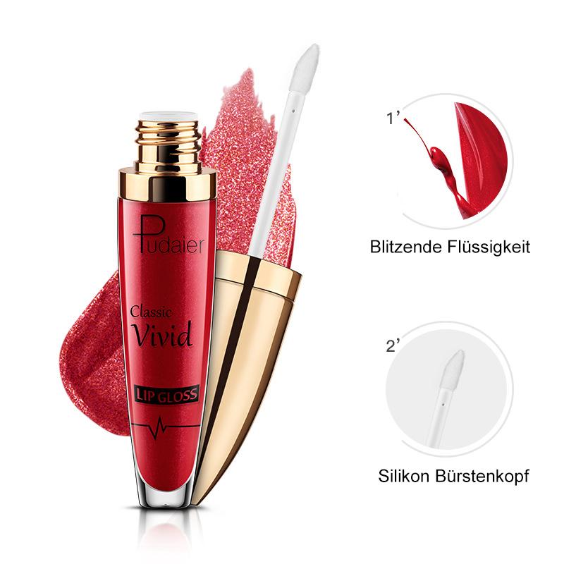 Glitzernde Flüssig-Lippenstifte – Langanhaltende, wasserfeste Farben für glamouröse Lippen