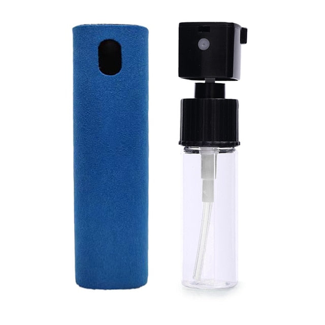 Bildschirmreiniger Spray und Tuch - Anti-Fingerabdruck Reinigungsset für Smartphones und Tablets
