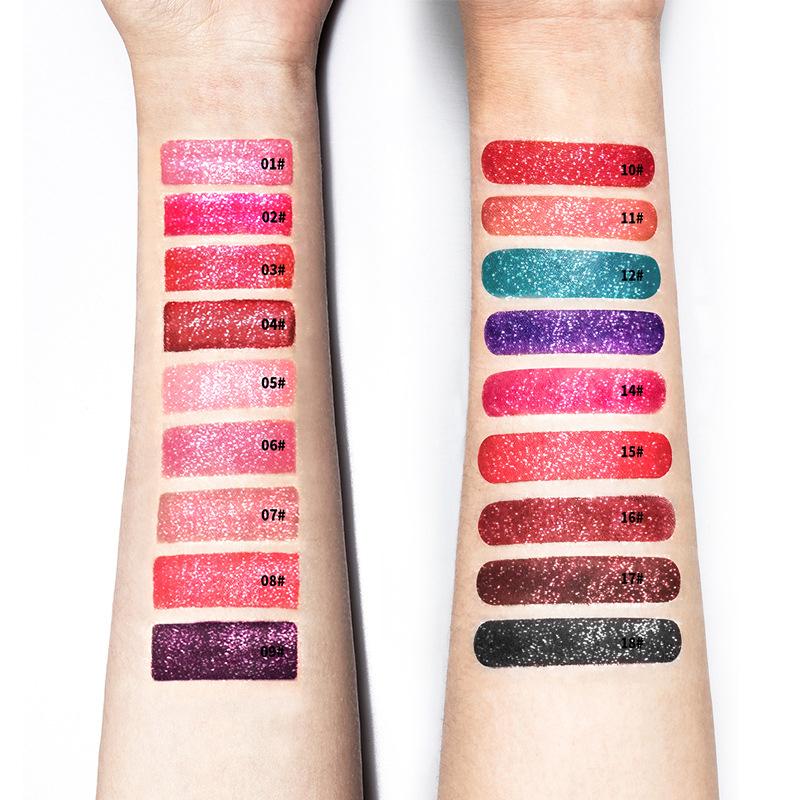Glitzernde Flüssig-Lippenstifte – Langanhaltende, wasserfeste Farben für glamouröse Lippen