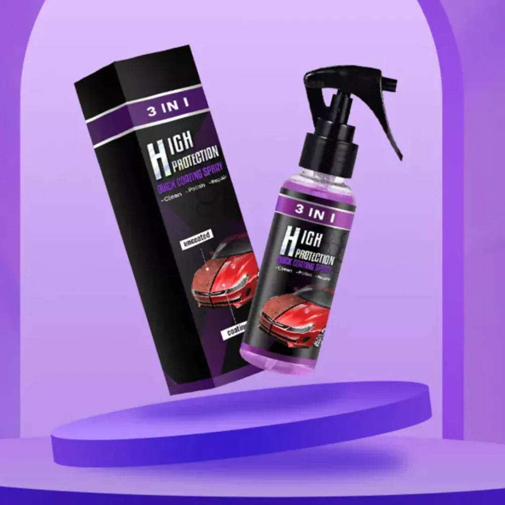 3-in-1 Hochleistung Lackschutz-Spray - Autolack Reinigung, Politur & Beschichtung