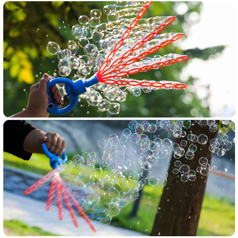 BubbleJoy Seifenblasenstab für Kinder - ideales Spielzeug für Outdoor-Partys und Familienfeiern