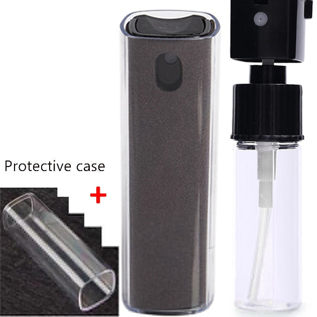 Bildschirmreiniger Spray und Tuch - Anti-Fingerabdruck Reinigungsset für Smartphones und Tablets