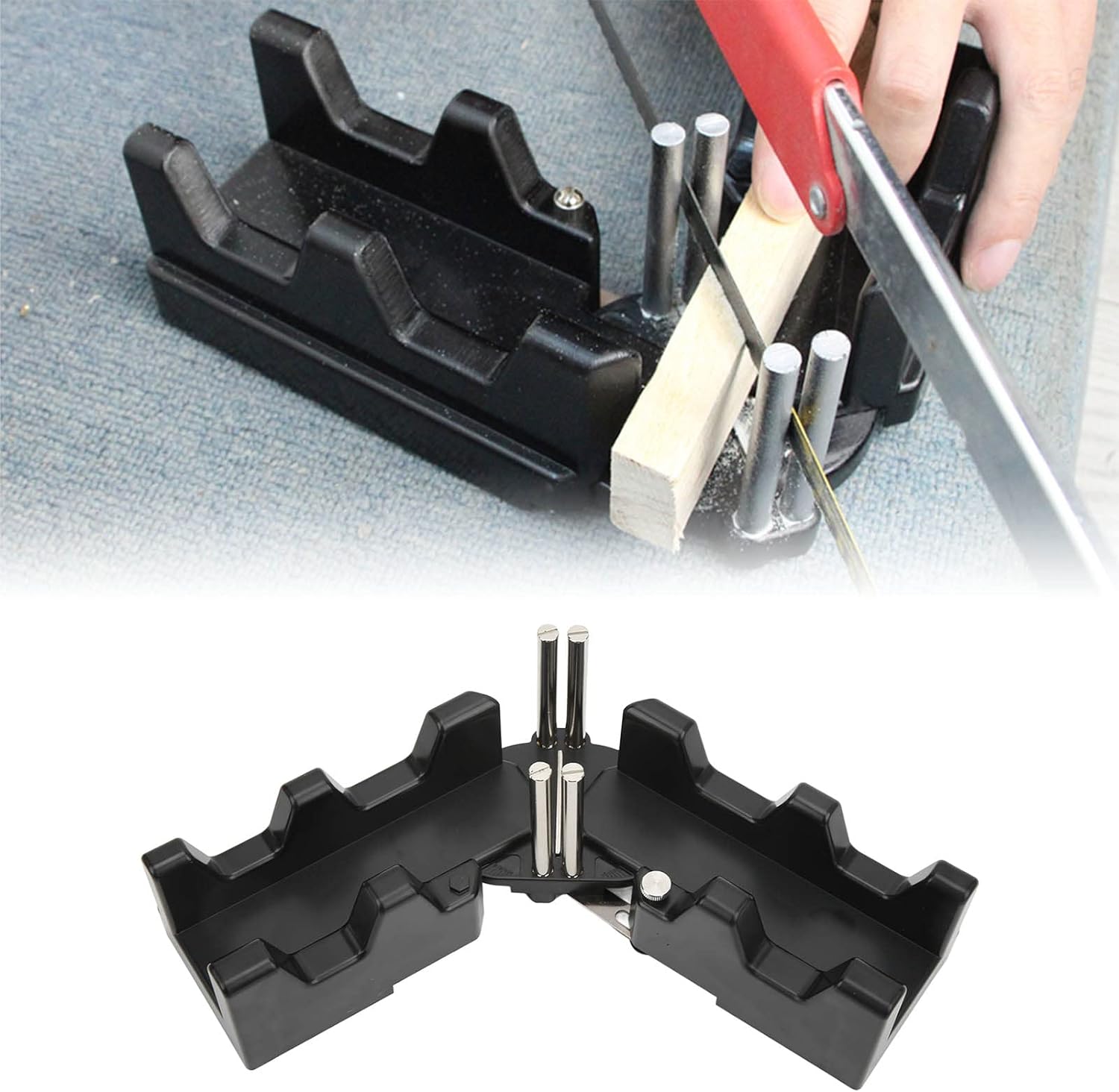 CraftMaster Gehrungslehre - Präzise Gehrungsschnitte - Benutzerfreundliches Design - Vielseitig für Heimwerker & Profis - Für Winkel von 85° bis 180°