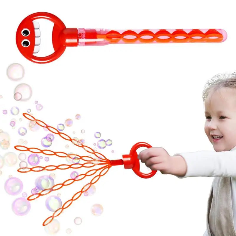 BubbleJoy Seifenblasenstab für Kinder - ideales Spielzeug für Outdoor-Partys und Familienfeiern