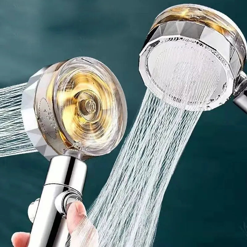 AquaLuxe SpaFlow Duschkopf - Erhöhter Wasserdruck, Integrierter Filter, Spa-ähnliche Entspannung, Wassersparend
