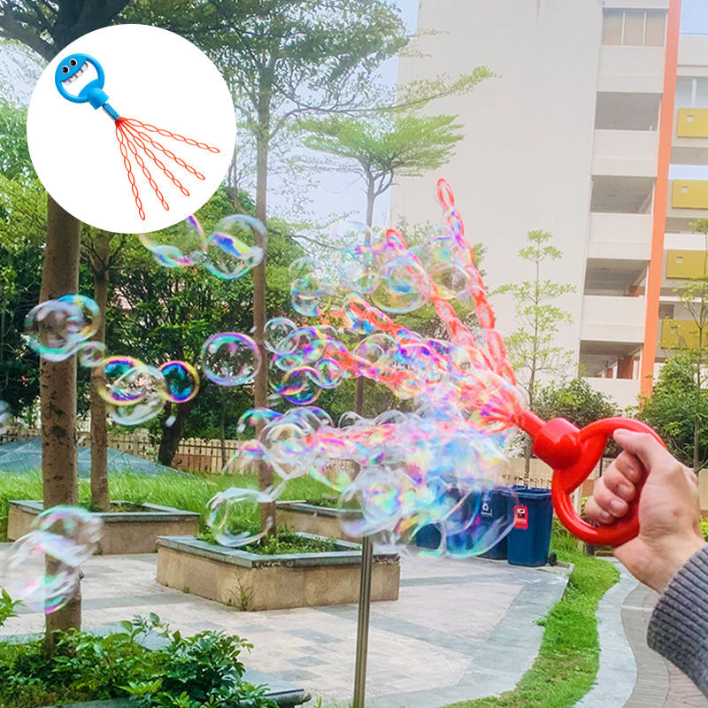 BubbleJoy Seifenblasenstab für Kinder - ideales Spielzeug für Outdoor-Partys und Familienfeiern