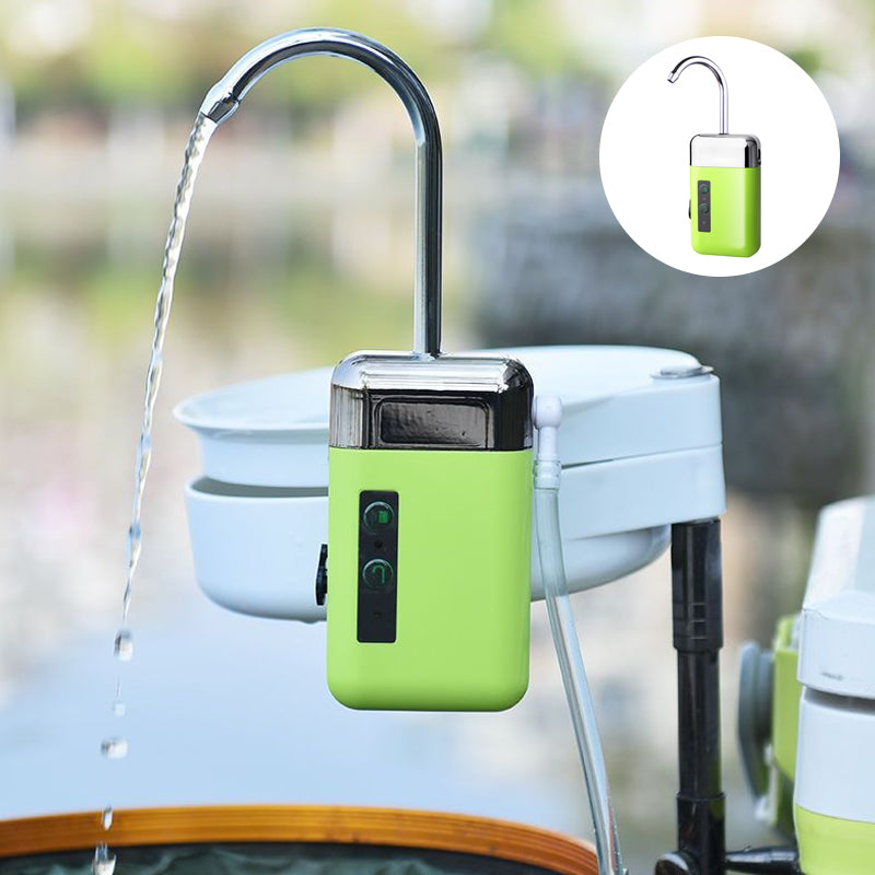 FishVenture Sauerstoffpumpe - Angelwasserpumpe, Sauerstoffversorgung, leiser Betrieb, Nachtangeln mit LED, langlebig und wasserdicht, einfach anzubringen, Akku bis zu 8 Stunden, Stressreduzierung für Fische