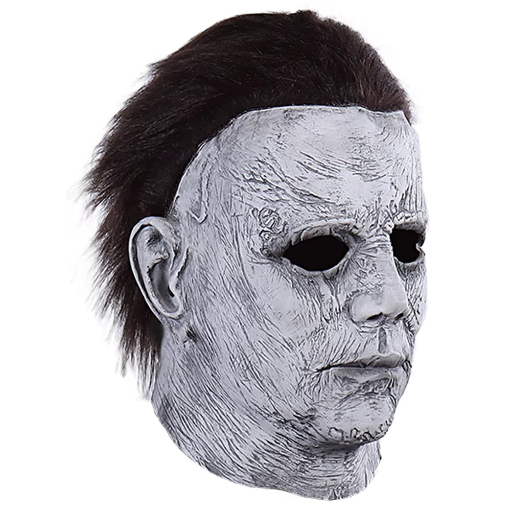 Michael Myers Maske - Realistische Halloween-Maske mit Bequemer Passform und Atmungsaktivem Design für Unheimliche Verkleidungen