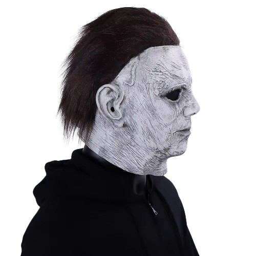 Michael Myers Maske - Realistische Halloween-Maske mit Bequemer Passform und Atmungsaktivem Design für Unheimliche Verkleidungen