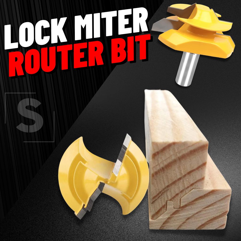 CraftPro 45-Grad-Gehrungsfräser – Perfekter Fräsbohrer für präzise Holzverbindungen und Holzbearbeitung