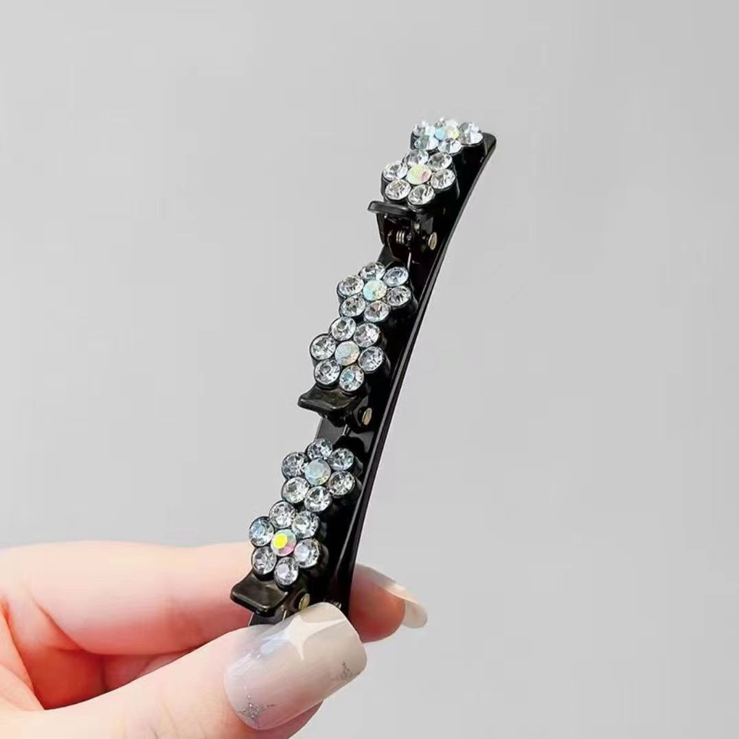 CrystalBraid Haarschmuck - Glamouröse Haarspangen mit funkelnden Kristallen für stilvolle Frisuren