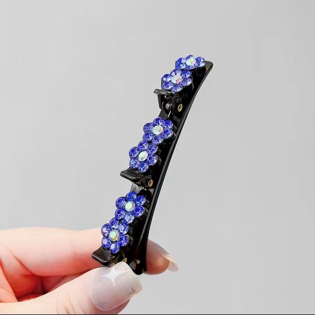 CrystalBraid Haarschmuck - Glamouröse Haarspangen mit funkelnden Kristallen für stilvolle Frisuren