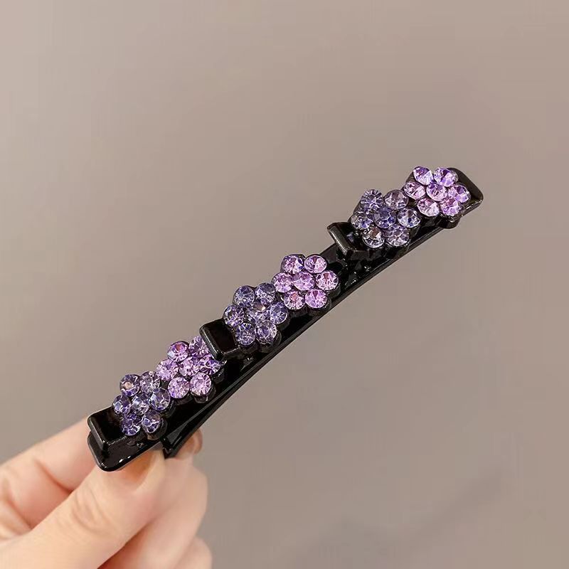 CrystalBraid Haarschmuck - Glamouröse Haarspangen mit funkelnden Kristallen für stilvolle Frisuren