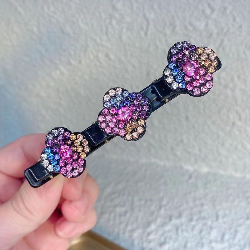 CrystalBraid Haarschmuck - Glamouröse Haarspangen mit funkelnden Kristallen für stilvolle Frisuren