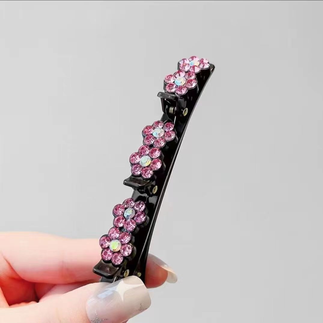 CrystalBraid Haarschmuck - Glamouröse Haarspangen mit funkelnden Kristallen für stilvolle Frisuren