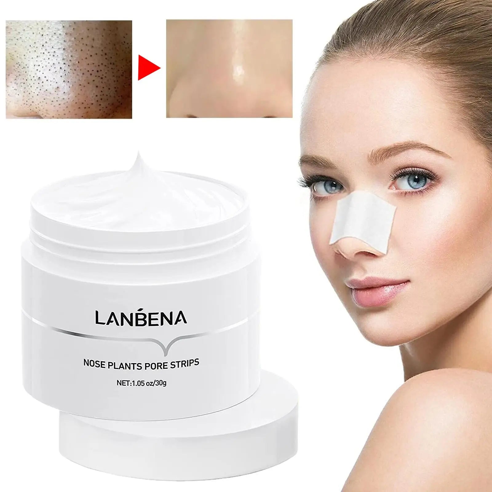 ClearSkin Pro Mitesser Entferner Maske - Tiefenreinigende Nasenstrips, Porenverkleinerung, Feuchtigkeitsspendend, für alle Hauttypen