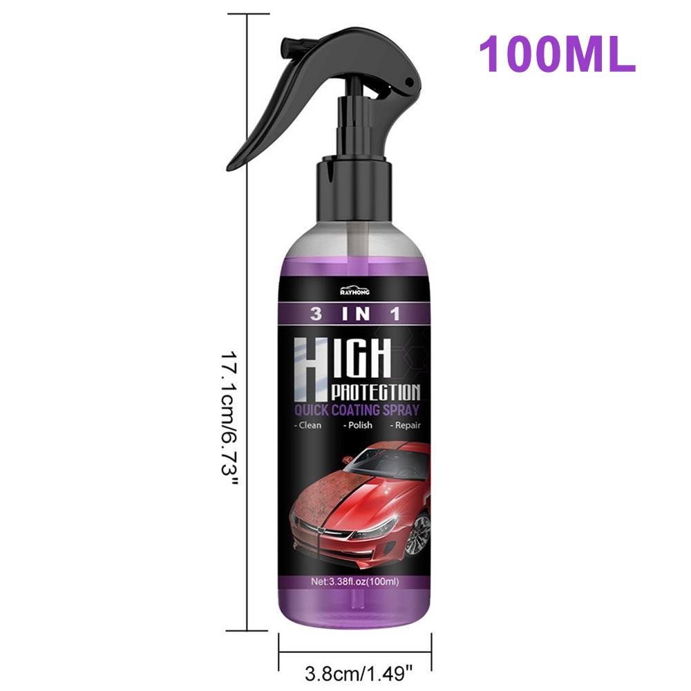 3-in-1 Hochleistung Lackschutz-Spray - Autolack Reinigung, Politur & Beschichtung