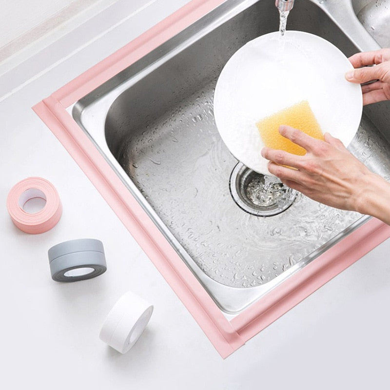 Selbstklebendes Dichtungsband - Wasserdicht und Zuschneidbar - Ideal für Küche und Bad