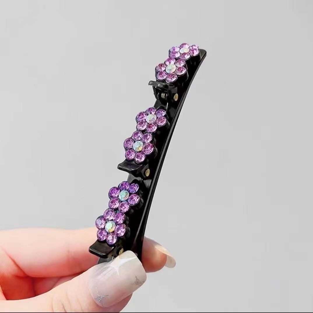 CrystalBraid Haarschmuck - Glamouröse Haarspangen mit funkelnden Kristallen für stilvolle Frisuren