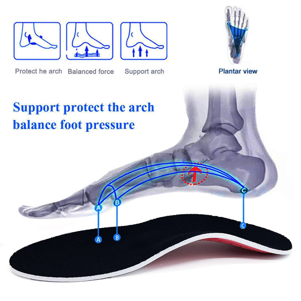 Orthopädische ComfortStep Einlagen - Fußgewölbeunterstützung, Antibakterieller Schutz, Perfekt für Alltag und Sport