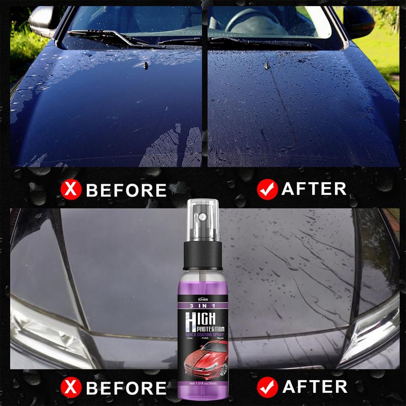 3-in-1 Hochleistung Lackschutz-Spray - Autolack Reinigung, Politur & Beschichtung
