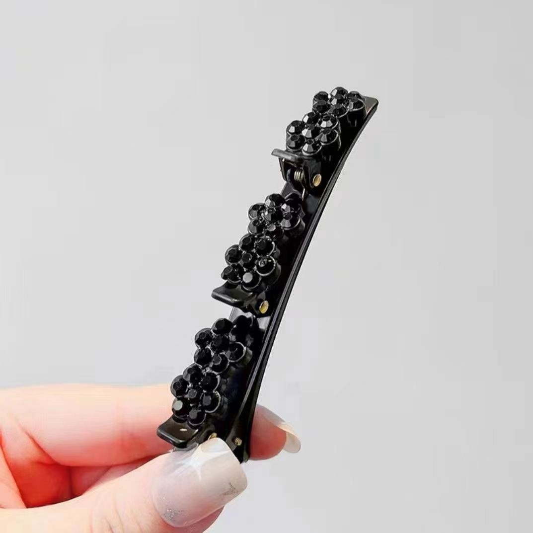 CrystalBraid Haarschmuck - Glamouröse Haarspangen mit funkelnden Kristallen für stilvolle Frisuren
