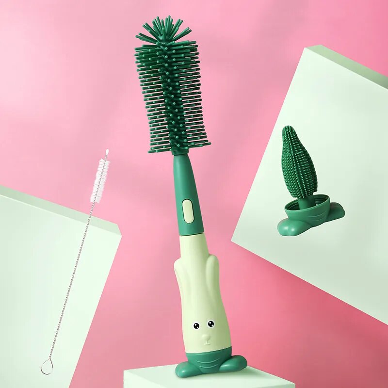 Hug & Clean Flaschenbürste - Effiziente Reinigung für Babyflaschen, Sicher & Umweltfreundlich, Für Vielseitige Anwendung