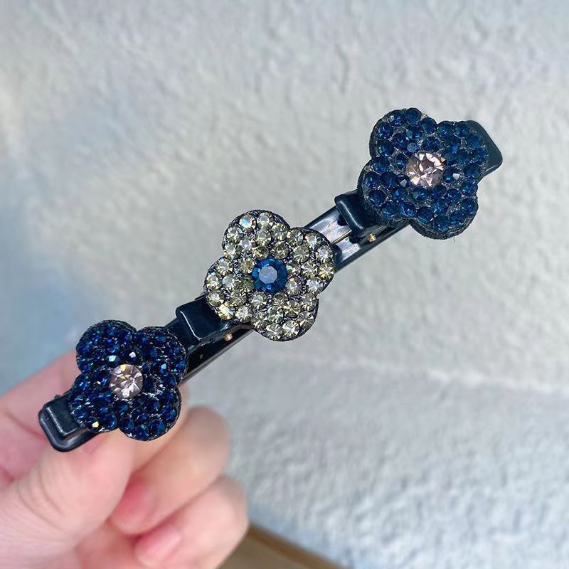 CrystalBraid Haarschmuck - Glamouröse Haarspangen mit funkelnden Kristallen für stilvolle Frisuren