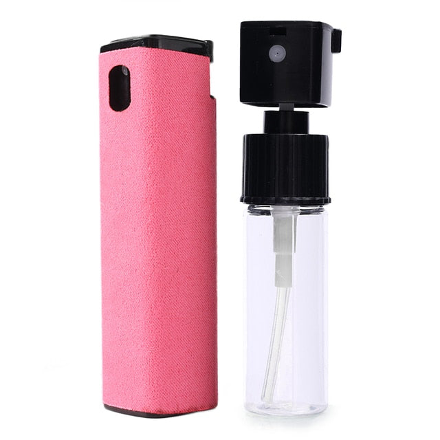 Bildschirmreiniger Spray und Tuch - Anti-Fingerabdruck Reinigungsset für Smartphones und Tablets