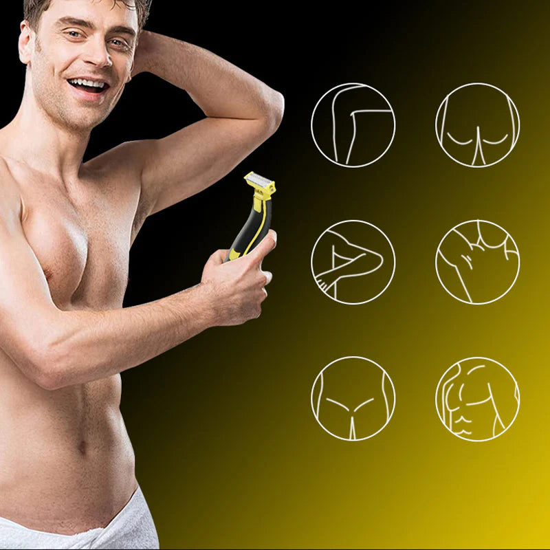 PerfectTrim Pro - Dual-Action Rasierer für Makellose Haut - Hypoallergen, Nass- und Trockenrasur mit Leisem Betrieb