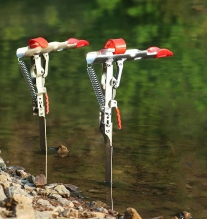 CatchEase Anglerhilfe Federmechanismus freihändiges Fischen langlebig