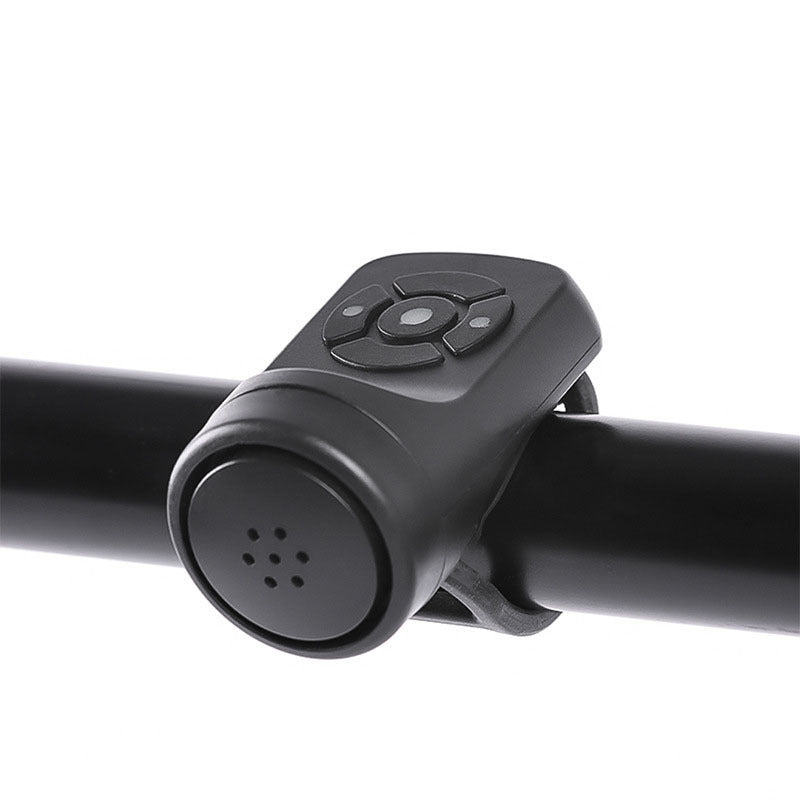 Leistungsstarke Fahrradklingel BikeBlast - 120 dB Lautstärke, 4 Sound-Modi, Anti-Diebstahl-Alarm, USB-wiederaufladbar, IP65 wasserdicht