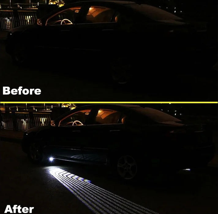 Auto-Türprojektion mit Flügelmotiv – Verleihe deinem Fahrzeug einen luxuriösen Touch mit einem einzigartigen Lichteffekt, der beim Öffnen der Tür erscheint.