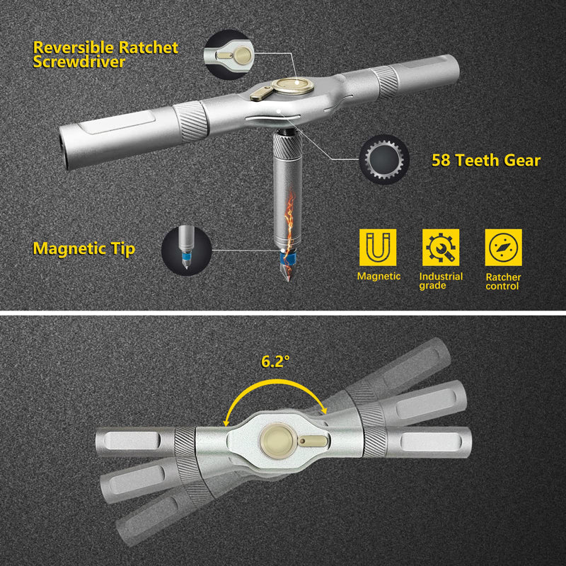 Präzisions-Schraubendreher Set - Magnetisch, tragbar, vielseitig für Reparaturen