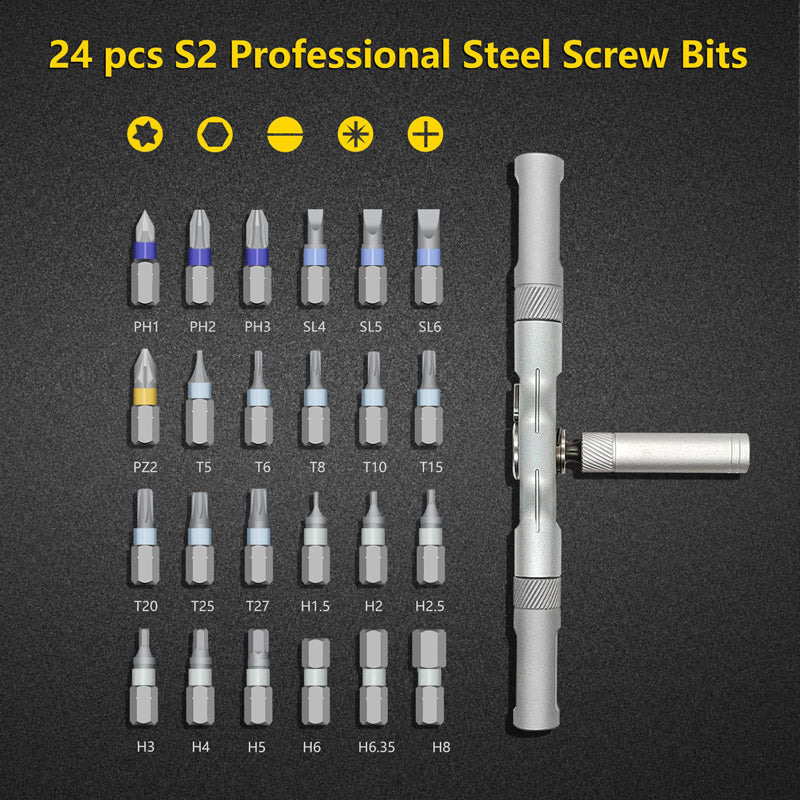 Präzisions-Schraubendreher Set - Magnetisch, tragbar, vielseitig für Reparaturen
